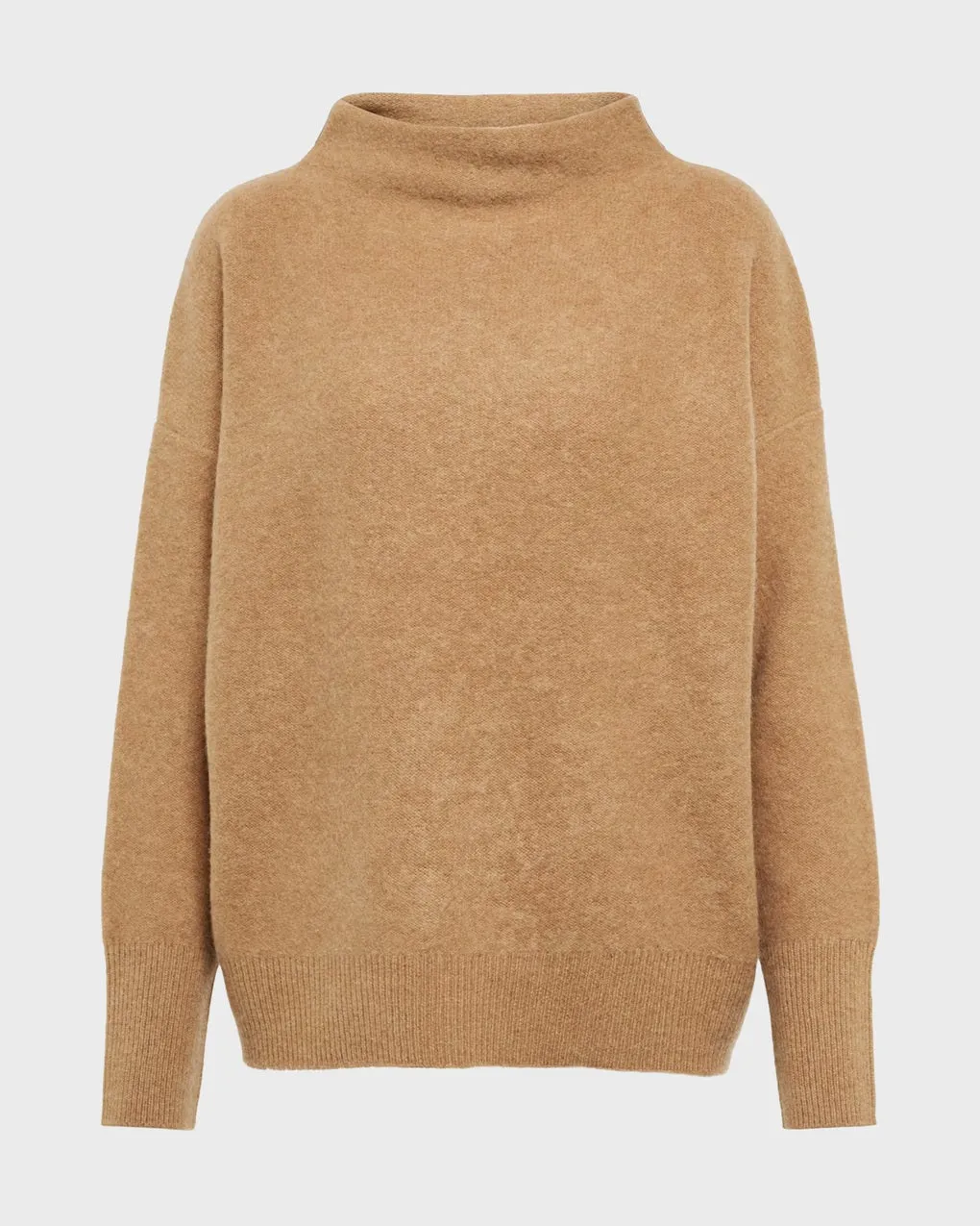 Vince   Sweater Boiled Funnel Neck Cashmere  